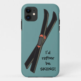Capa Para iPhone 11 eu preferencialmente de estar esquiando! Casemato