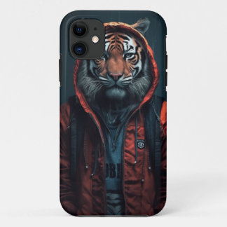 Capa Para iPhone 11 Eu sempre serei um Tigre