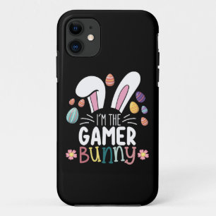 Capa Para iPhone 11 Eu Sou O Coelho Gamer Jogos De Páscoa