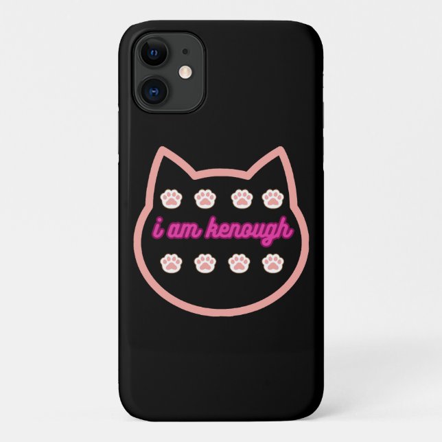 Capa Para iPhone 11 Eu sou um gato picado (Verso)
