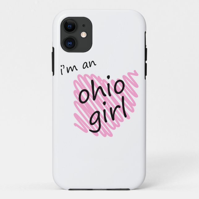 Capa Para iPhone 11 Eu sou uma menina de Ohio (Verso)