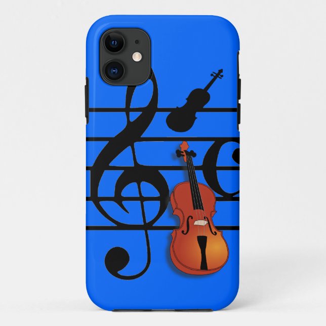 Capa Para iPhone 11 _Eu Sou Violino (Verso)