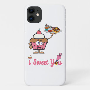 Capa Para iPhone 11 Eu te juro com um Cupcake
