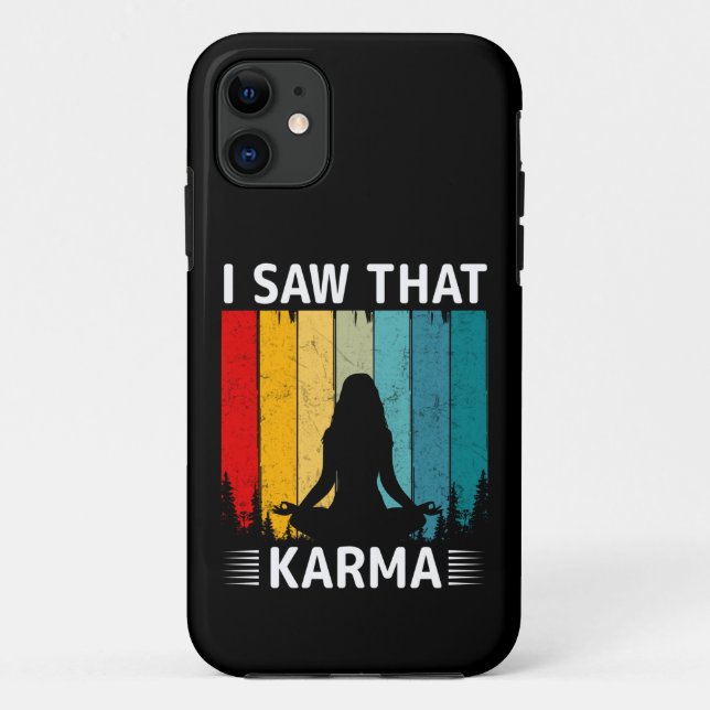Capa Para iPhone 11 Eu Vi Essa Karma (Verso)