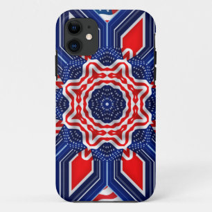 Capa Para iPhone 11 EUA e British Flag Morph