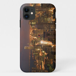 Capa Para iPhone 11 EUA, Illinois, Chicago: Vista da Noite do Loop 2