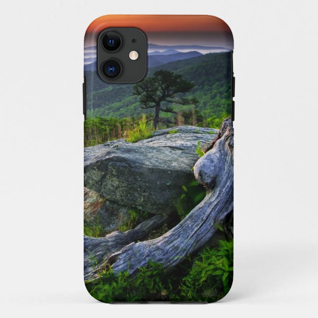 Capa Para iPhone 11 EUA, Virgínia, Parque Nacional Shenandoah. (Verso)