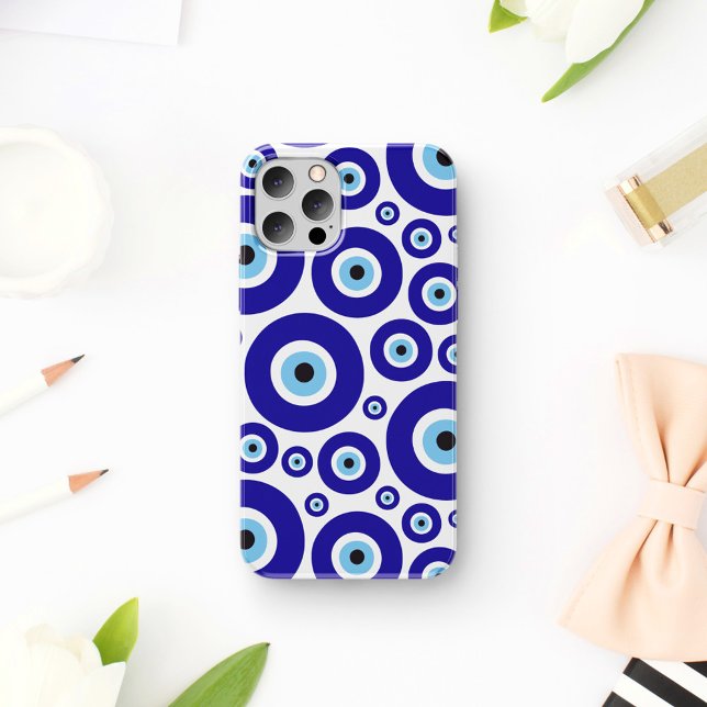 Capa Para iPhone 11 Evil Eye Pattern, Greek Eye, Turkish Eye, Nazar (Criador carregado)