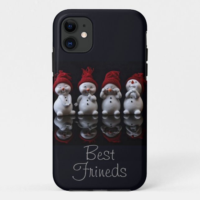 Capa Para iPhone 11 Excelentes Amigos de Natal de Excelente (Verso)