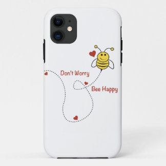 Capa Para iPhone 11 Exemplo feliz da abelha