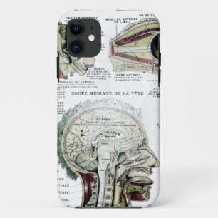 Capa Para iPhone 11 Exemplo francês da case mate da anatomia