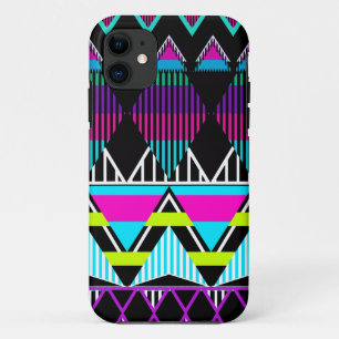 Capa Para iPhone 11 Exemplo inspirado tribal de néon da case mate do