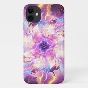 Capa Para iPhone 11 Explosão da Bola de Fogo de Relâmpago