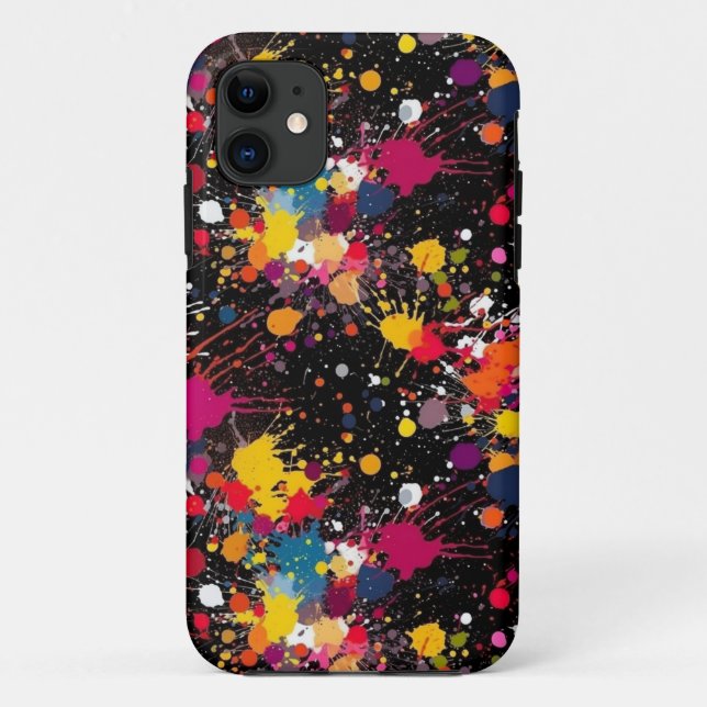 Capa Para iPhone 11 Explosão de cor (Verso)