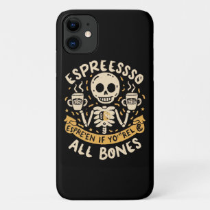 Capa Para iPhone 11 Expresse-se, mesmo que você seja só ossos
