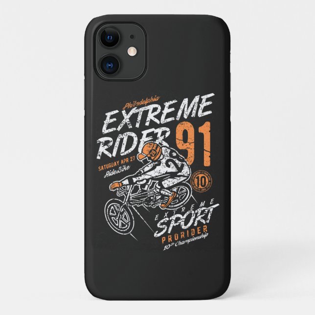 Capa Para iPhone 11 Extreme Rider Pro Rider BMX (Verso)