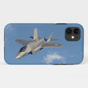 Capa Para iPhone 11 F-35 Relâmpago II Pantera Jato no Céu