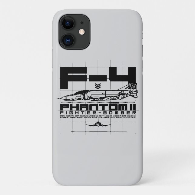 Capa Para iPhone 11 F-4 Fantasma II (Verso)