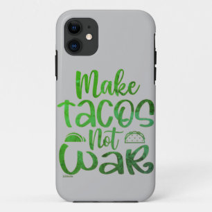 Capa Para iPhone 11 FAÇA TACOS, NÃO AMANTE DE tacos engraçados WAR