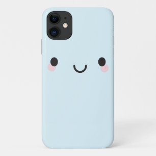 Capa Para iPhone 11 Face Feliz de Kawaii