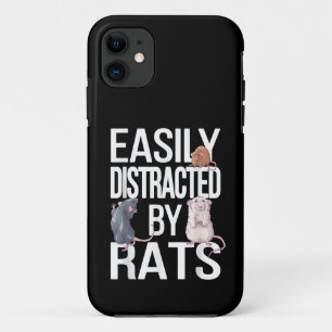 Capa Para iPhone 11 Facilmente Distraído Por Ratos Mãe Rato Pai Rato E