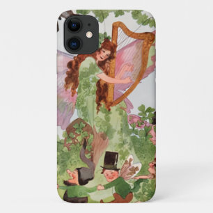 Capa Para iPhone 11 Fada da Música Tocando Música