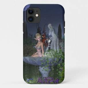 Capa Para iPhone 11 Fada do jardim do Nighttime