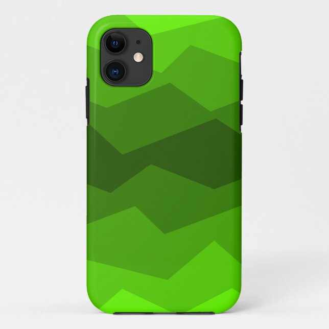 Capa Para iPhone 11 Fade Verde (Verso)