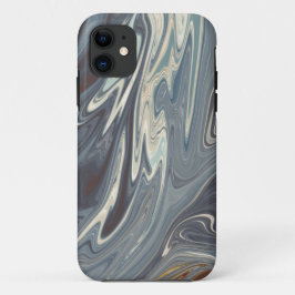 Capa Para iPhone 11 Fallen Waves Art | Melhor pintura abstrato moderna