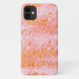Capa Para iPhone 11 Falsa pele de salmão, com partes clareadas