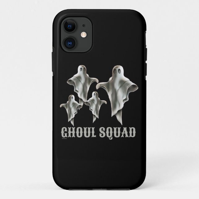 Capa Para iPhone 11 Fantasma esquisito engraçado de fantasma (Verso)