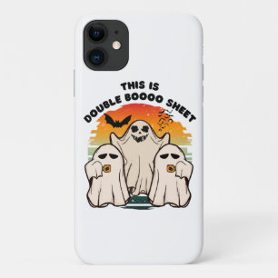 Capa Para iPhone 11 Fantasma Fantasia de Halloween Divertido Boo