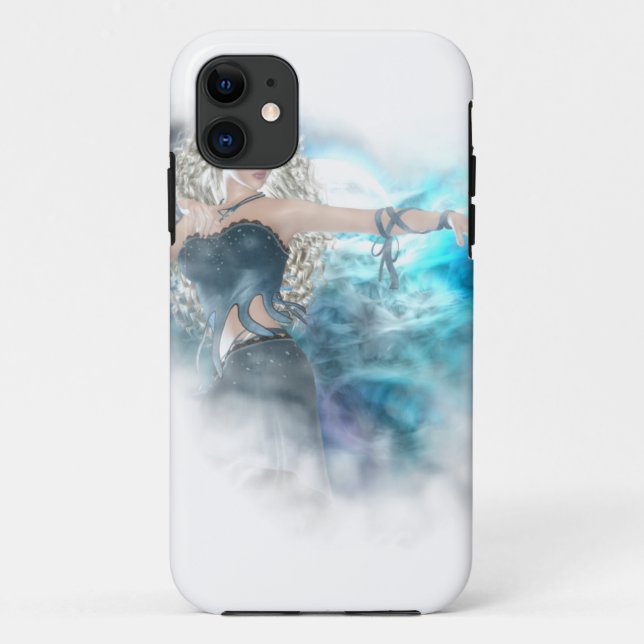 Capa Para iPhone 11 Fantasy Sky Siren Vignette (Verso)