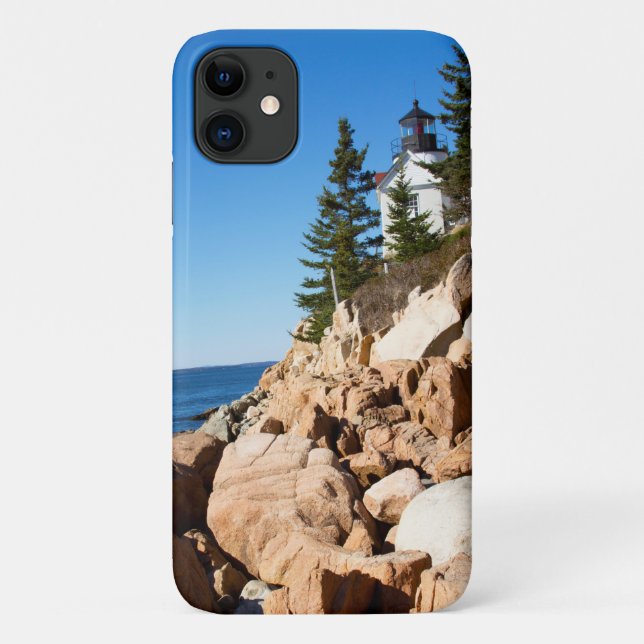 Capa Para iPhone 11 Farol de Bass Harbor (Verso)