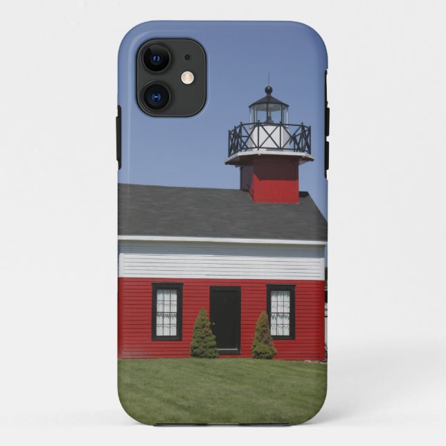 Capa Para iPhone 11 Farol realocado na costa em Douglas perto (Verso)