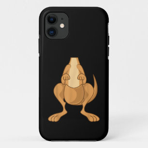 Capa Para iPhone 11 Farto Disfarce de Canguru Farto Halloween Fácil de