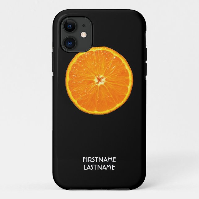 Capa Para iPhone 11 Fatia Clementine (Verso)