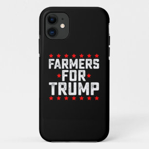 Capa Para iPhone 11 Fazendeiros para a Eleição Presidencial Trump Vint