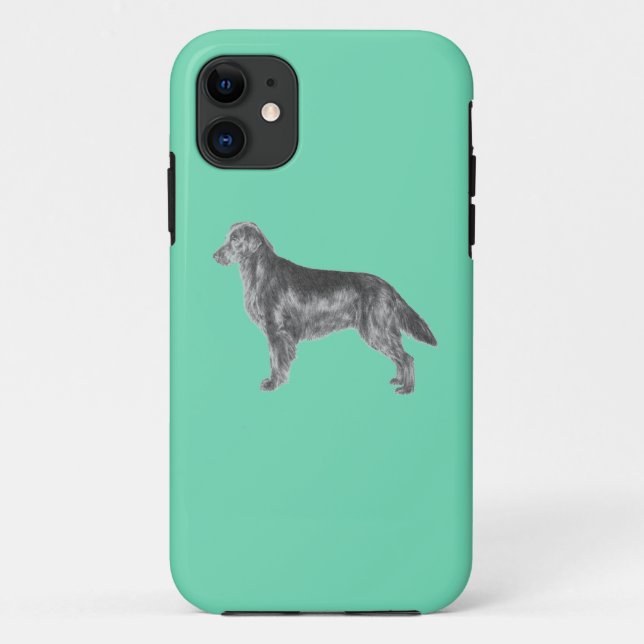 Capa Para iPhone 11 FCR do Retriever Revestido Flanco (Verso)