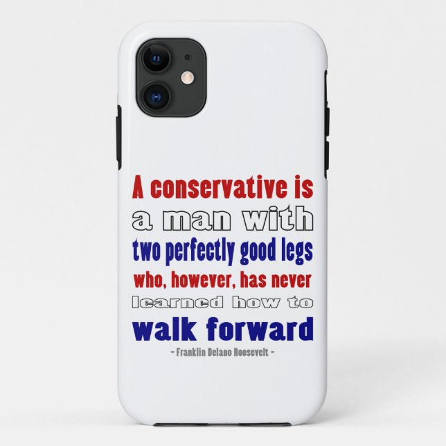 Capa Para iPhone 11 FDR Define Conservadores Sombrios (Verso)