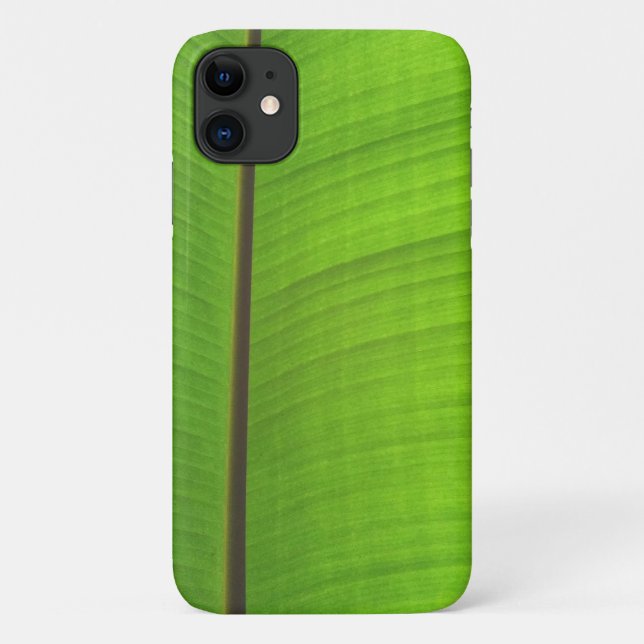 Capa Para iPhone 11 Fecho de Banana Leaf (Verso)