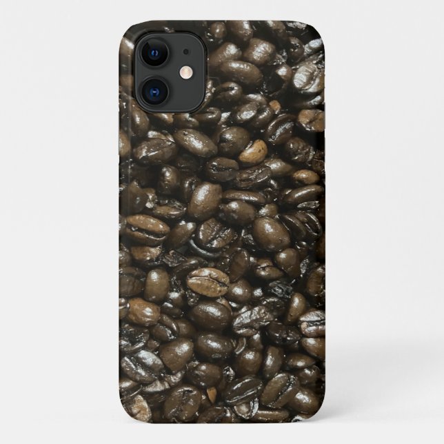 Capa Para iPhone 11 Feijões de café (Verso)