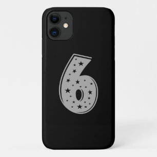 Capa Para iPhone 11 Feliz Aniversário do Número 6