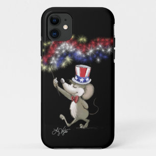 Capa Para iPhone 11 Feliz caso de comemoração noturna em 4 de julho