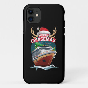Capa Para iPhone 11 Feliz Cruisemas Cruise Ship Family Christmas Funny