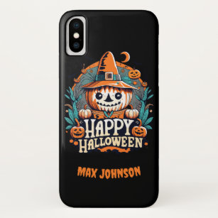 Capa Para iPhone Da Case-Mate Feliz Dia das Bruxas - Maravilhoso Laranja Negro
