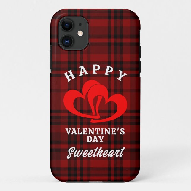 CAPA PARA iPhone 11 FELIZ DIA DE OS NAMORADOS SWEETHEART (Verso)