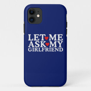 Capa Para iPhone 11 Feliz Dia dos Namorados Deixe-me perguntar minha N