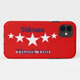 Capa Para iPhone 11 Feliz Dia dos Veteranos