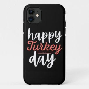 Capa Para iPhone 11 FELIZ DIA TURQUIA engraçado de ação de graças à tu